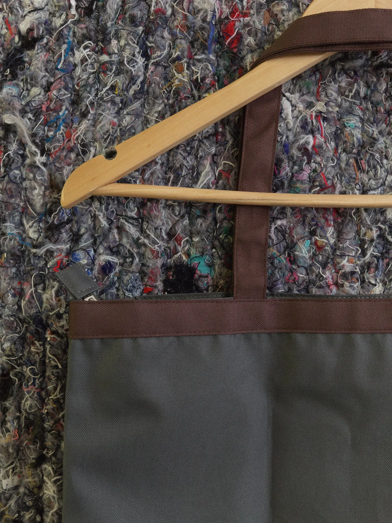 Issey Miyake Plantation 1990s dark green nylon tote bag
