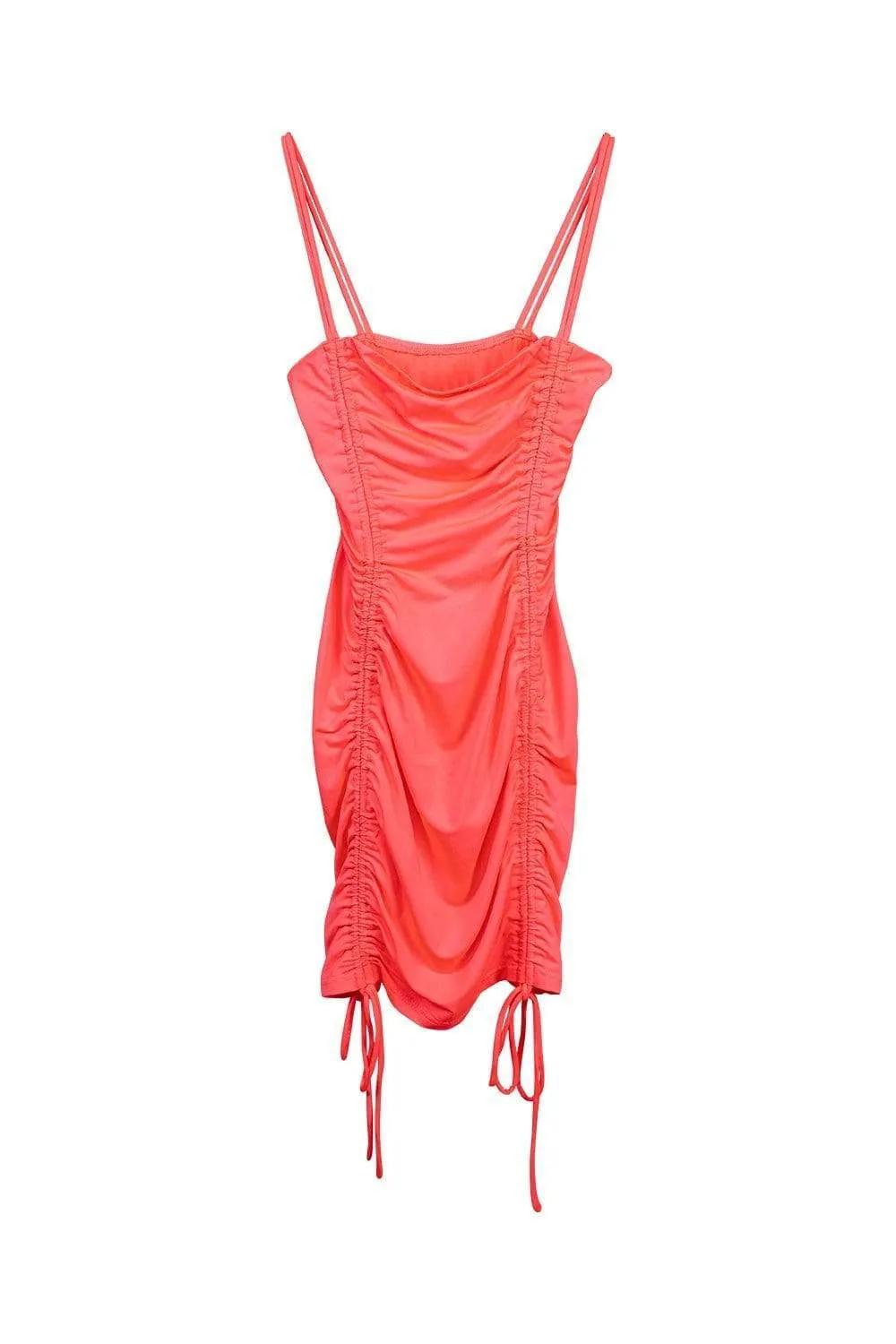 Liane V: Sorbet Ruched Mini Dress