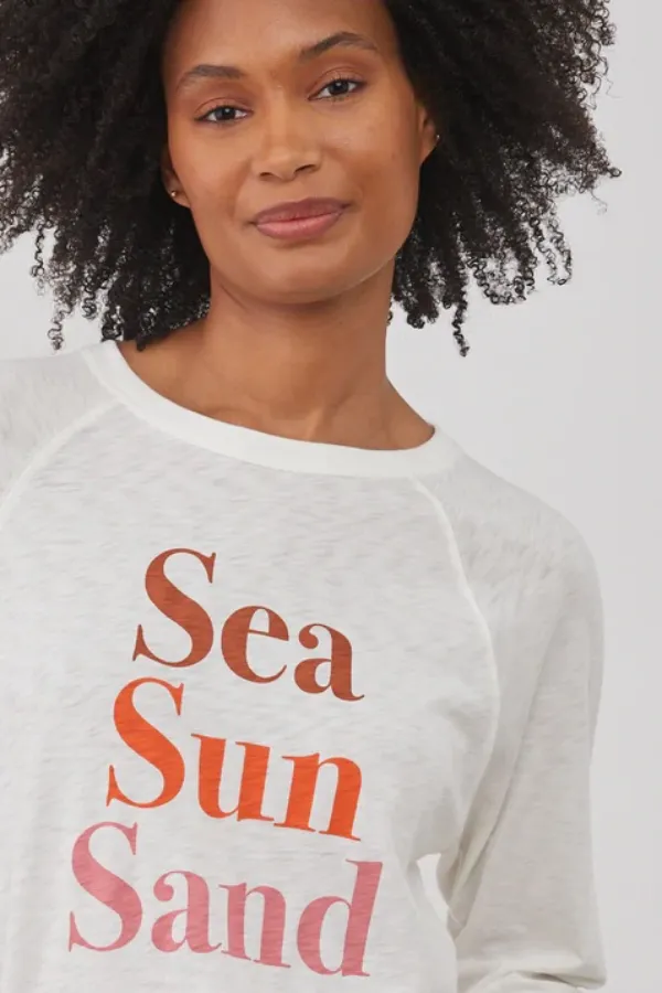 Long Sleeve Tee - See Sun Sand