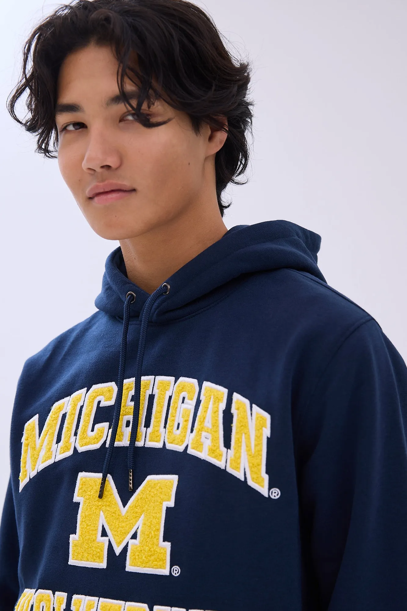 Michigan Wolverines Chenille Graphic Hoodie