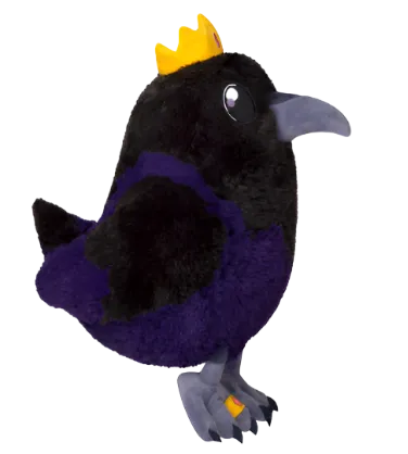Mini Squishable King Raven