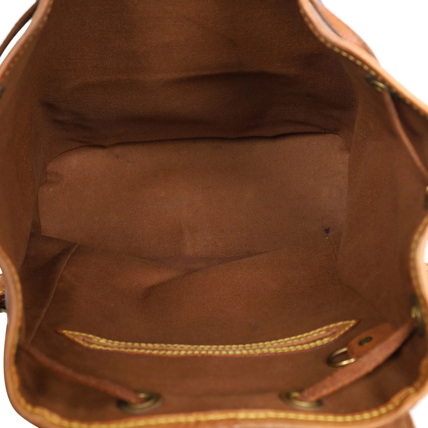 Montsouris Monogram Canvas Backpack MM Brown(Authentic Pre-Owned)