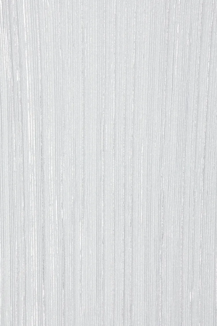 Silver Plisse Sophia Dress