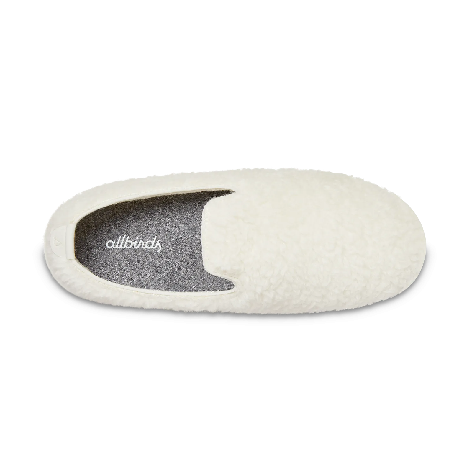 Smallbirds Wool Loungers - Big Kids - Natural White Fluffs (Natural White Sole)