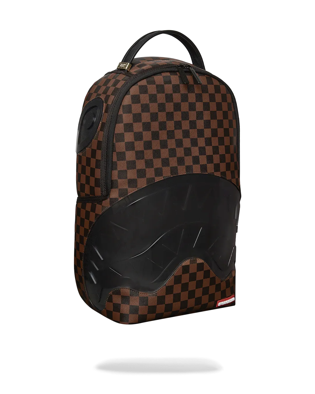 Sprayground Sharks in Paris Clear for Takeoff Backpack - Brown / Black