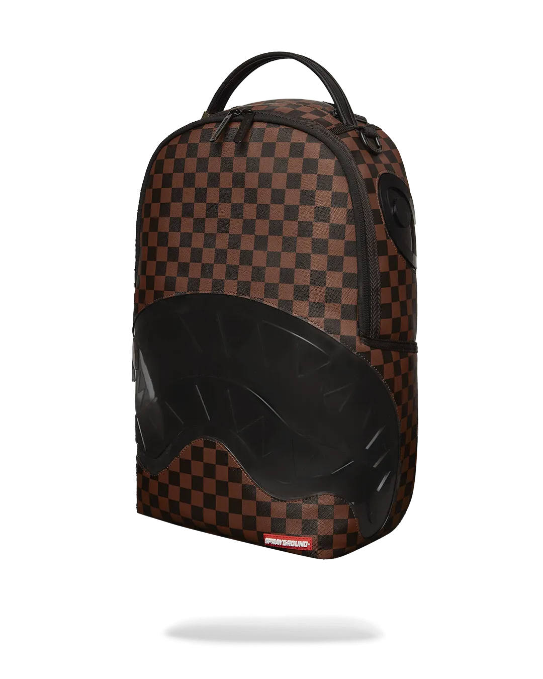 Sprayground Sharks in Paris Clear for Takeoff Backpack - Brown / Black