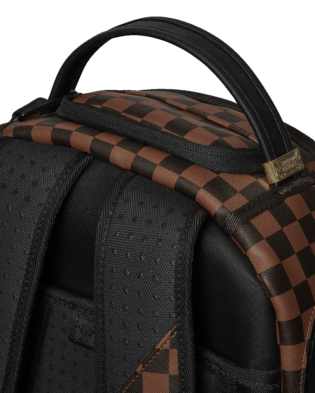 Sprayground Sharks in Paris Clear for Takeoff Backpack - Brown / Black