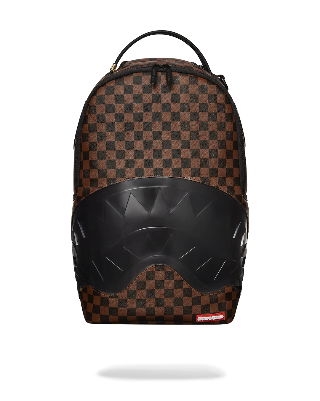 Sprayground Sharks in Paris Clear for Takeoff Backpack - Brown / Black