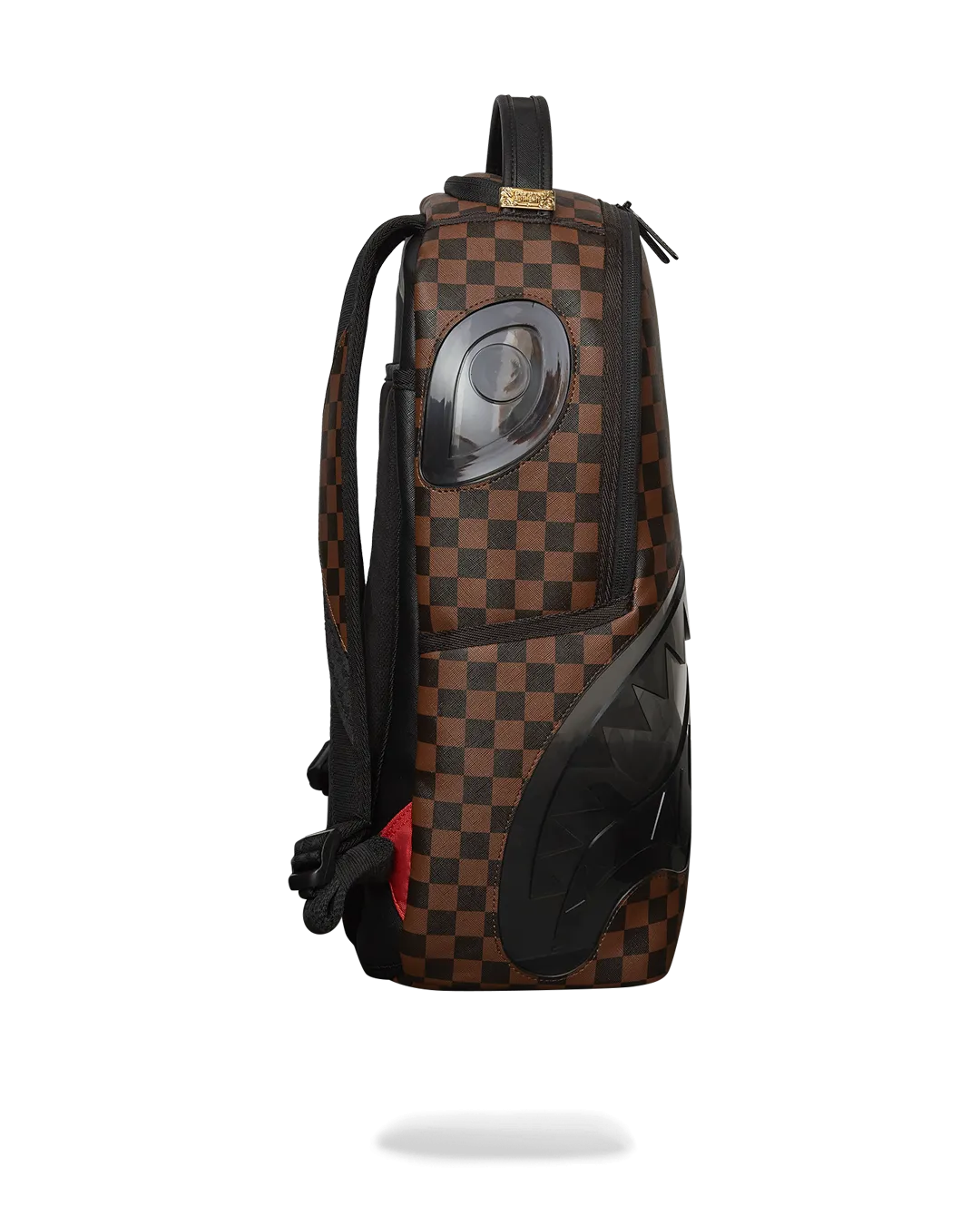 Sprayground Sharks in Paris Clear for Takeoff Backpack - Brown / Black