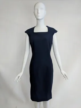 Square Neck Dress w/ Cap Sleeve