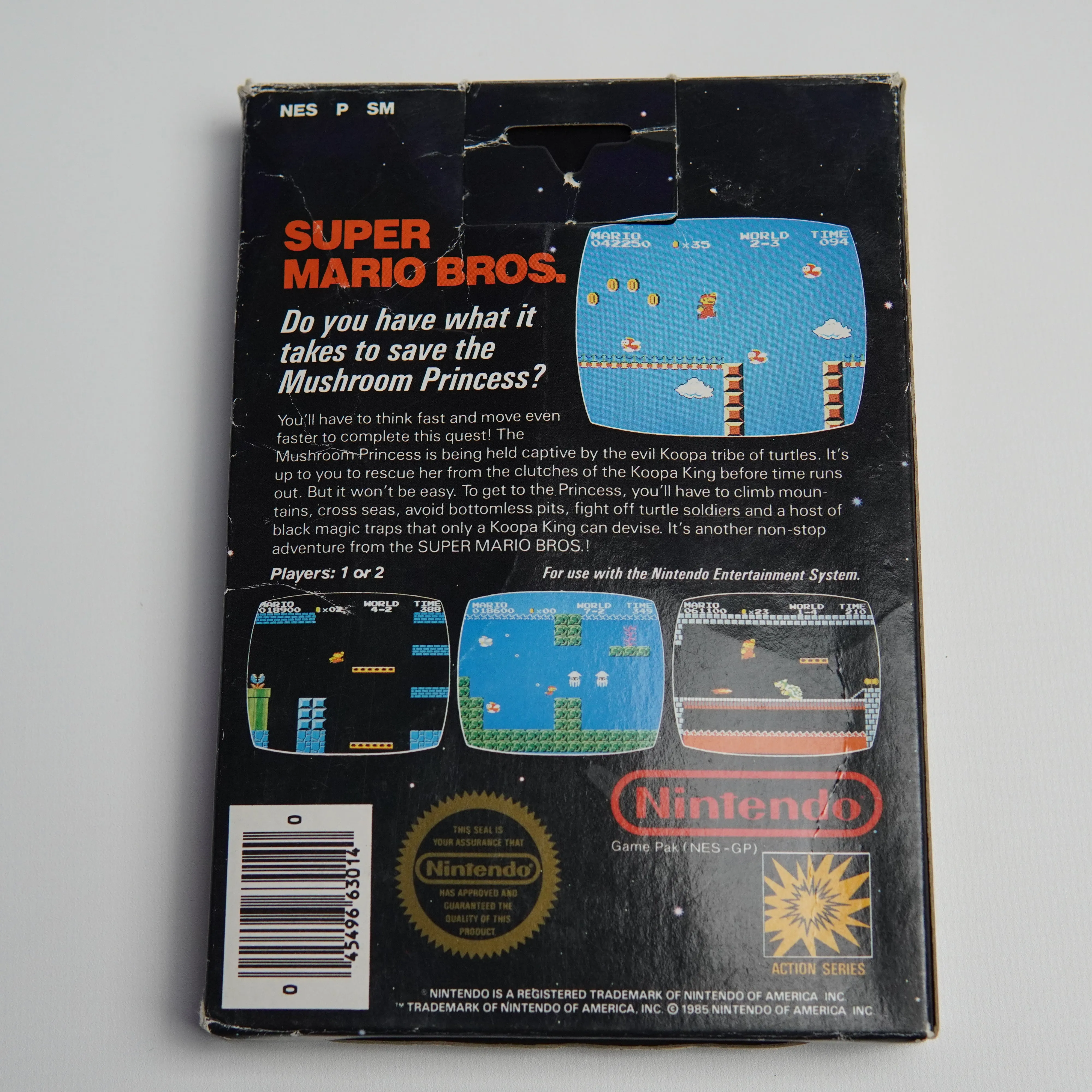 Super Mario Bros - NES (Complete in Box) First Print