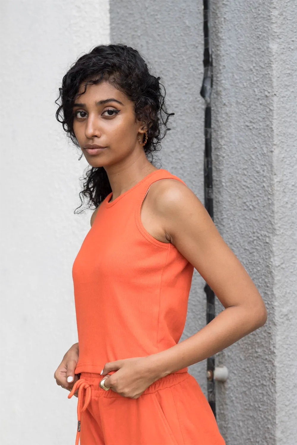 Tangerine Tank Top - Jog Co-Ord