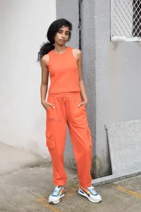 Tangerine Tank Top - Jog Co-Ord
