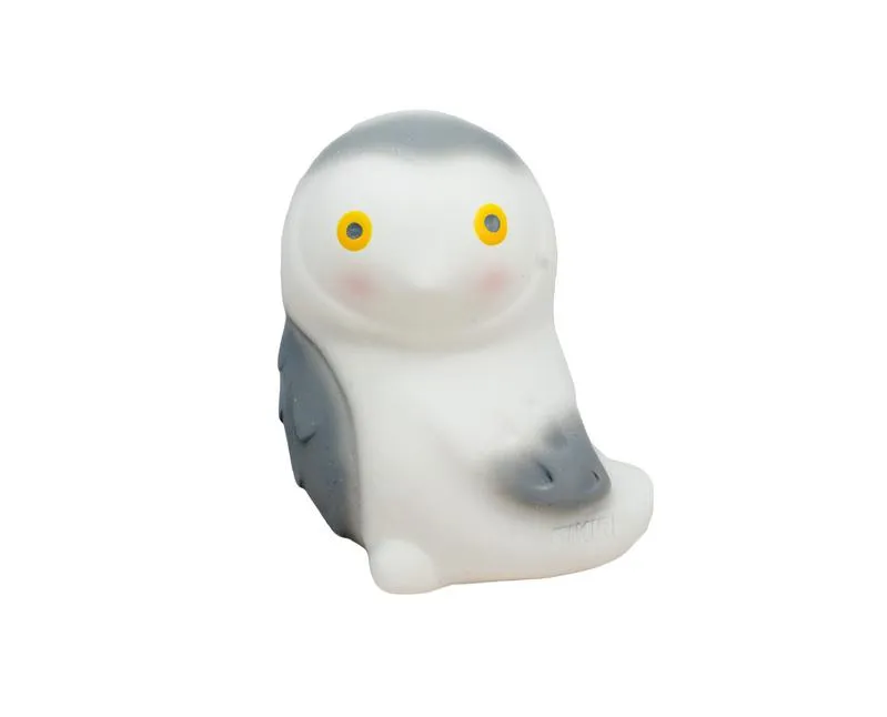 Tikiri Rubber Teether - Arctic Snowy Owl