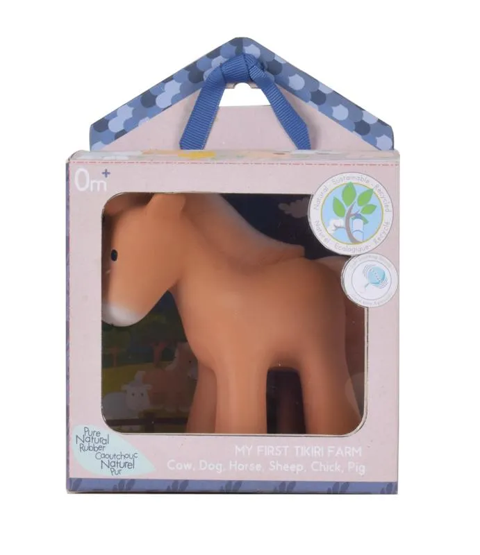Tikiri Rubber Teether - Horse
