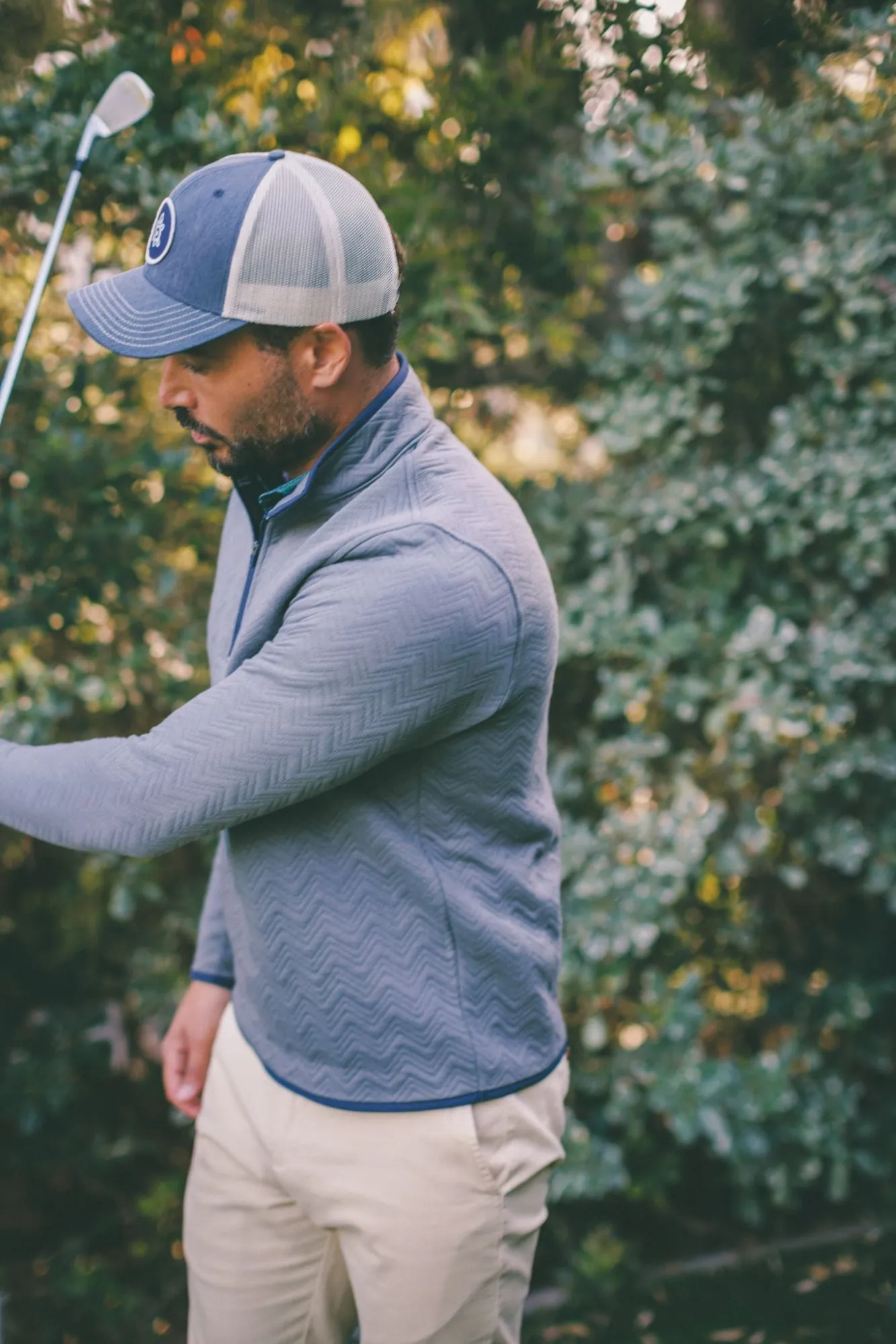Trucker Twill Mesh Cap - Navy