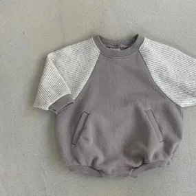 Waffle Sleeved Onesie