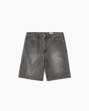 Washed Denim Short Light Grey